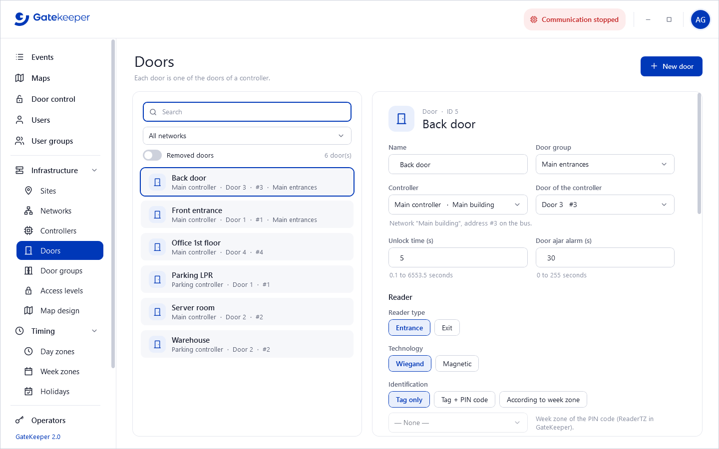 Doors page